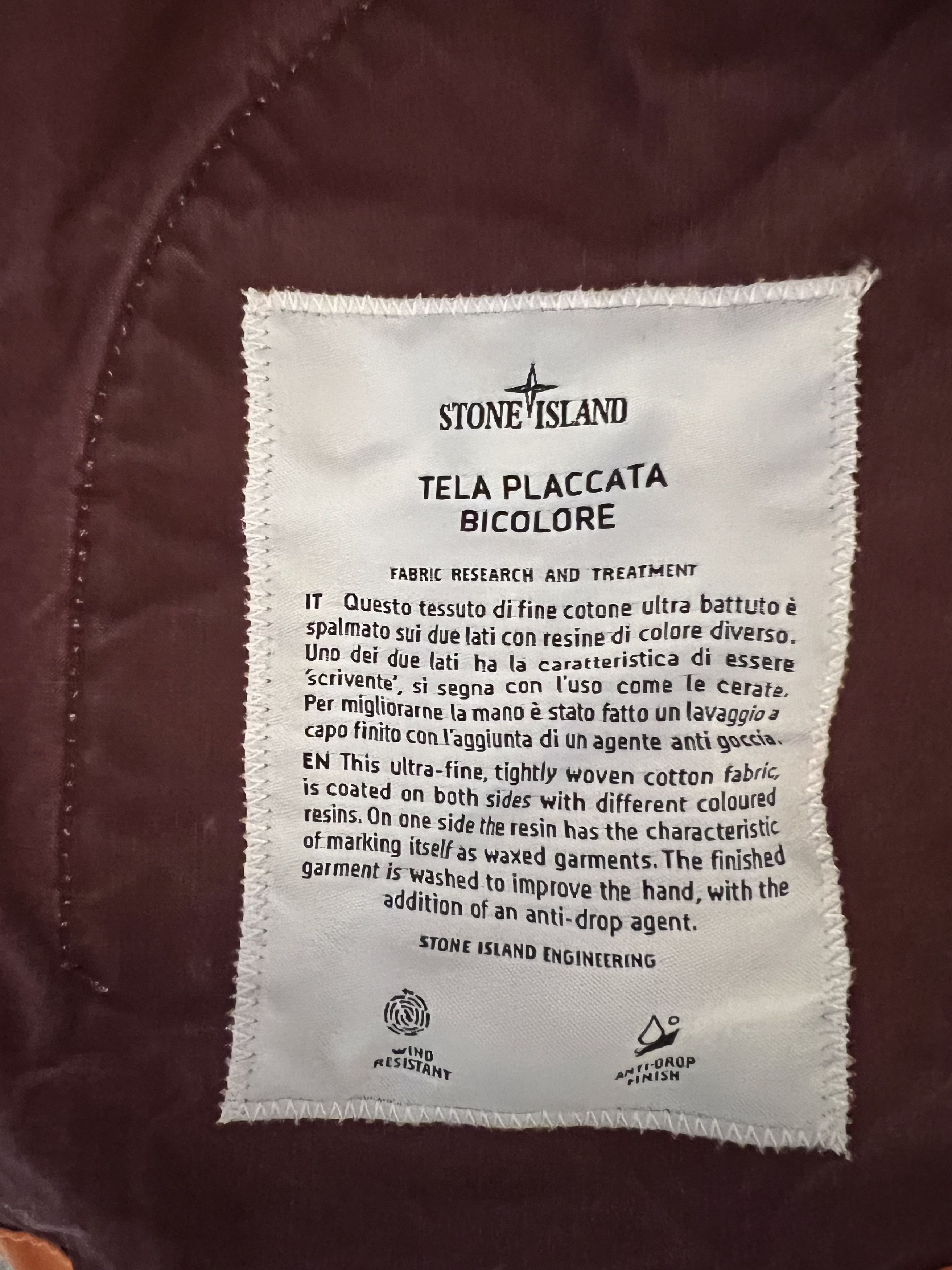 Stone Island Tela Placcata Bicolore Jacket Size US M / EU 48-50 / 2 - 9 Thumbnail