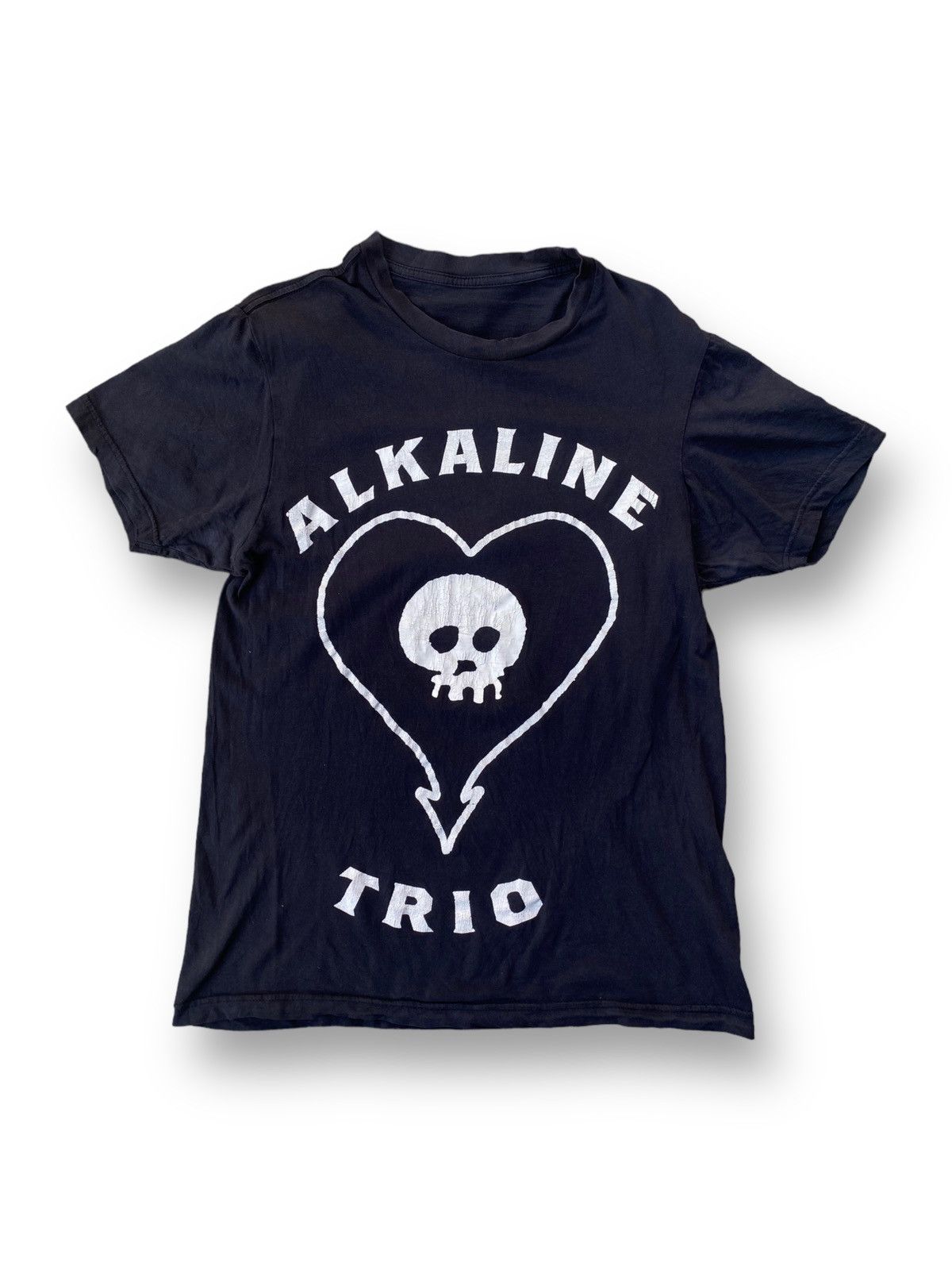 image of Band Tees x Rock Tees Vintage Alkaline Trio Shirt. A10 in Black, Men's (Size Small)