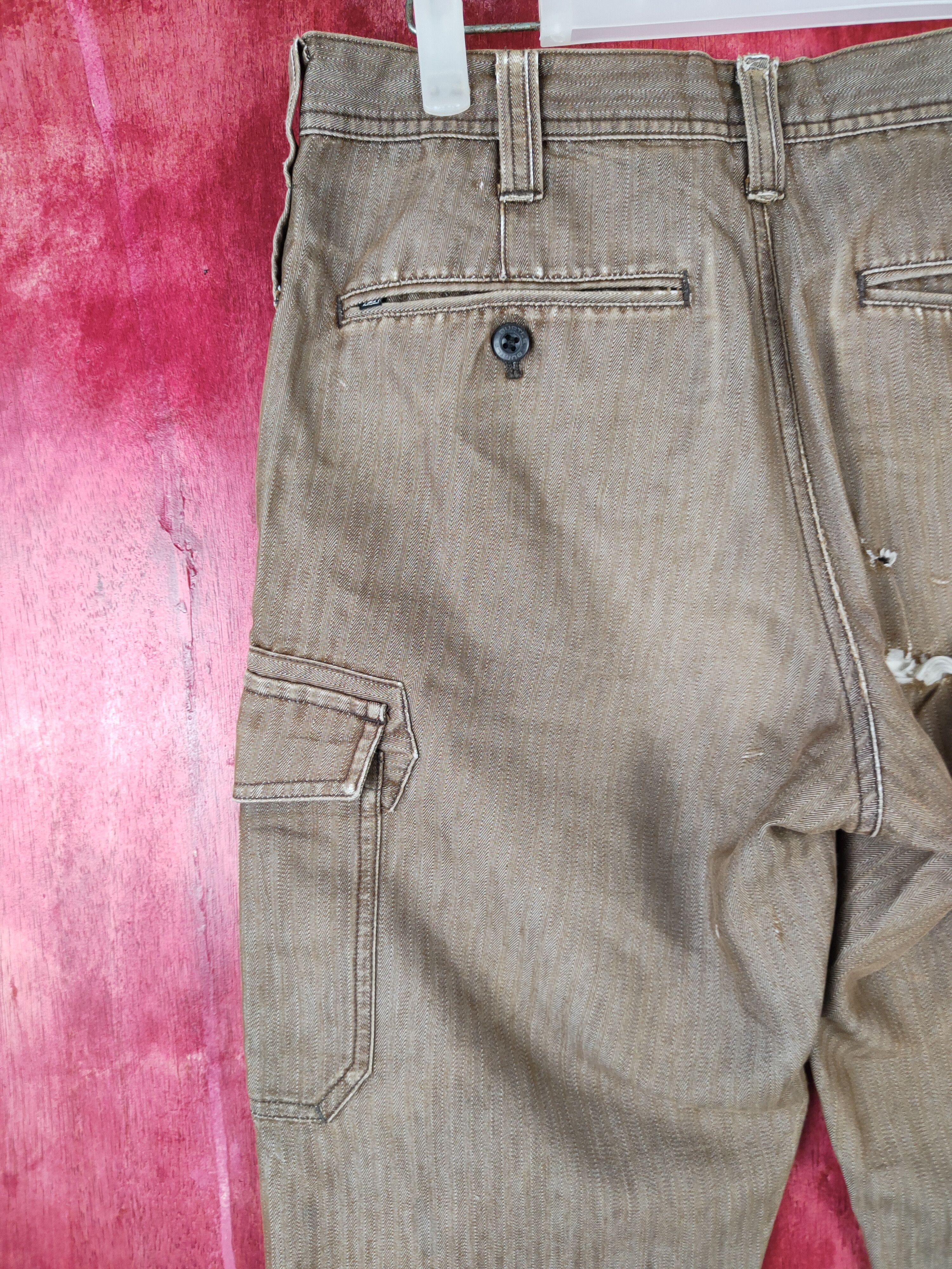 Hypebeast × Japanese Brand Burtle Brown Multi Pocket Tactical Cargo Pants #S521 Size US 32 / EU 48 - 9 Thumbnail