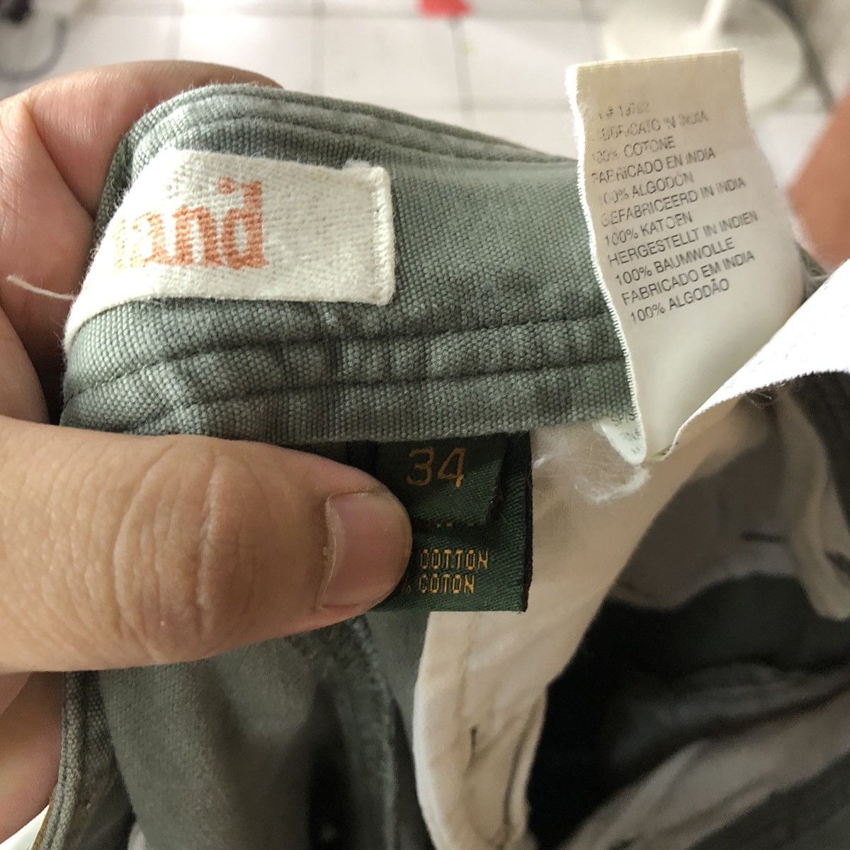 Timberland DL Timberland Green multipocket tactical Cargo Pants #2355 Size US 34 / EU 50 - 19 Thumbnail