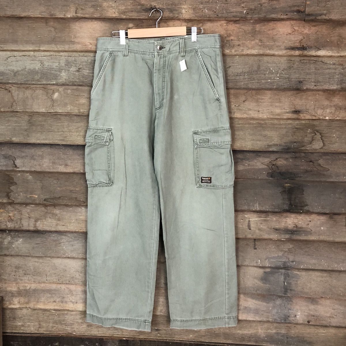 Timberland DL Timberland Green multipocket tactical Cargo Pants #2355 Size US 34 / EU 50 - 1 Thumbnail