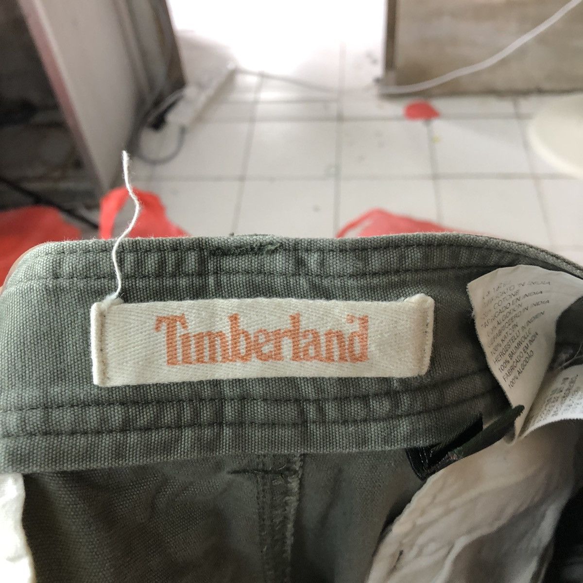 Timberland DL Timberland Green multipocket tactical Cargo Pants #2355 Size US 34 / EU 50 - 18 Thumbnail