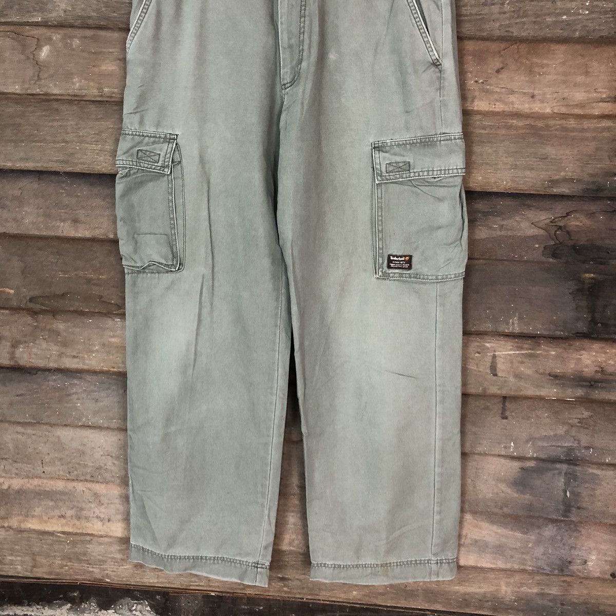 Timberland DL Timberland Green multipocket tactical Cargo Pants #2355 Size US 34 / EU 50 - 3 Thumbnail