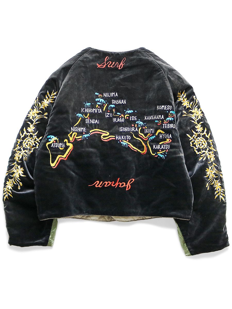 Kapital Kapital Velvet J-WAVE Souvenir Blouson Size US S / EU 44-46 / 1 - 1 Thumbnail