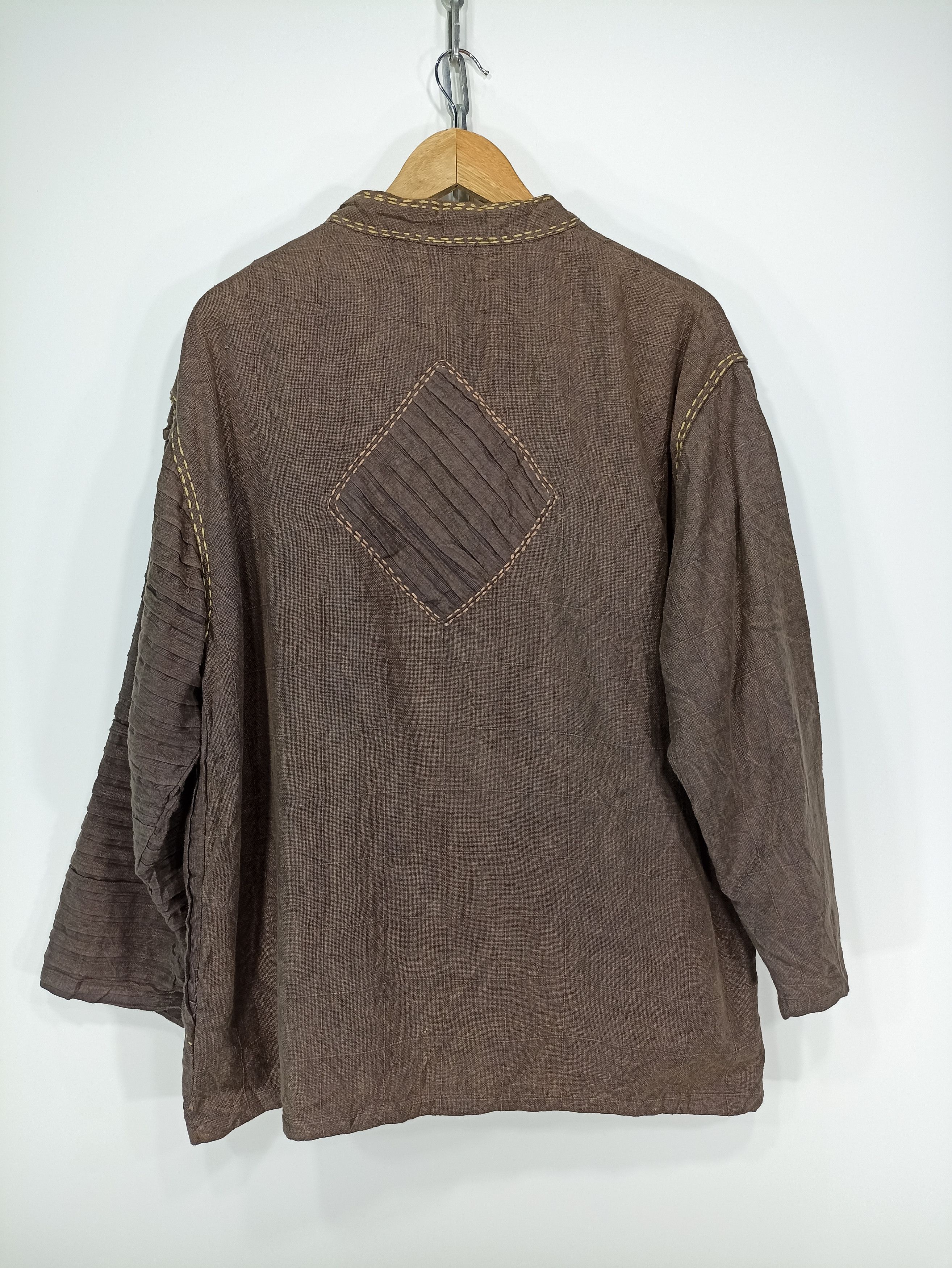 Indigo × Japanese Brand × Vintage Vintage Norain Shashiko Indigo Jacket Size US M / EU 48-50 / 2 - 4 Thumbnail