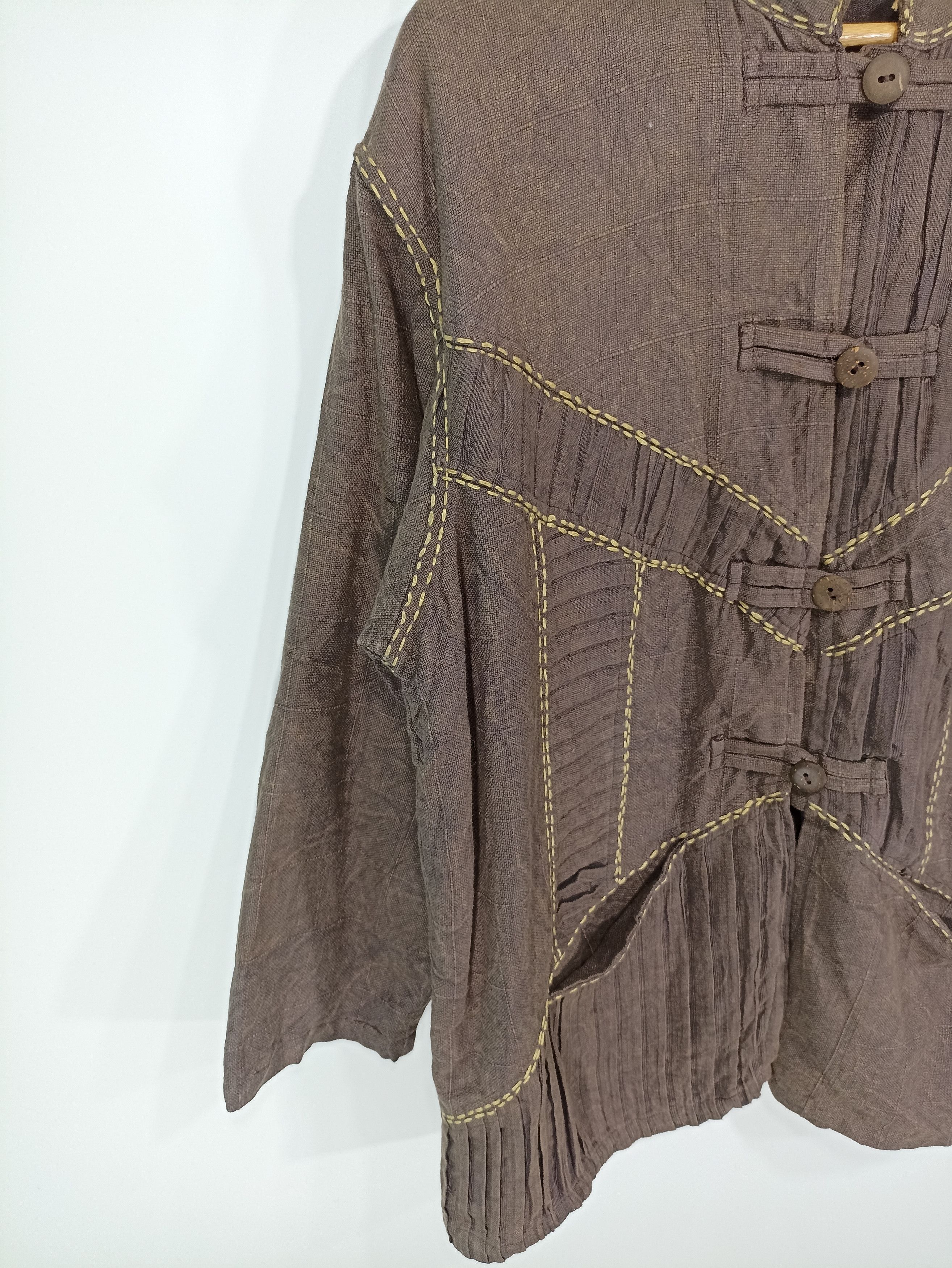 Indigo × Japanese Brand × Vintage Vintage Norain Shashiko Indigo Jacket Size US M / EU 48-50 / 2 - 3 Thumbnail