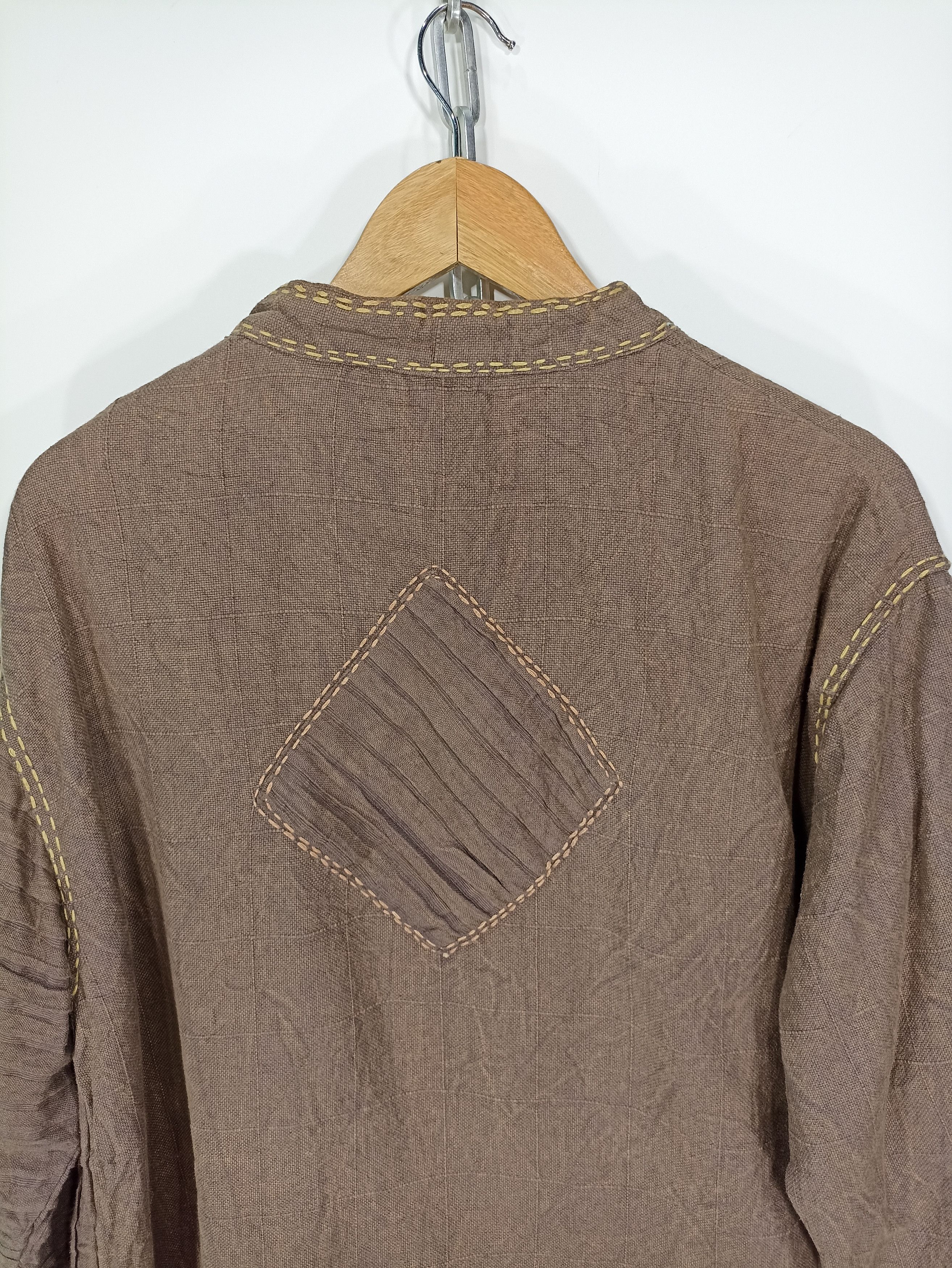 Indigo × Japanese Brand × Vintage Vintage Norain Shashiko Indigo Jacket Size US M / EU 48-50 / 2 - 5 Thumbnail