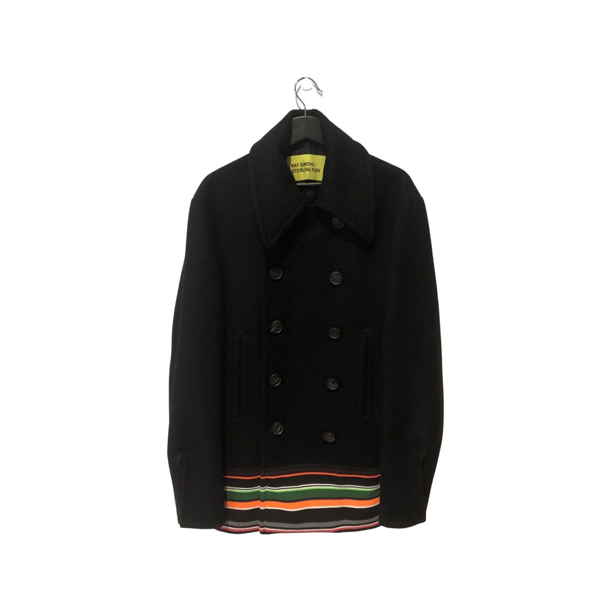 image of Raf Simons x Sterling Ruby Coat in Black, Men's (Size Large)