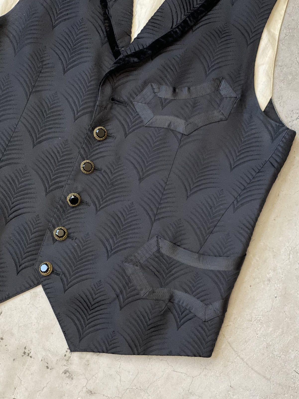 Number (N)ine SS/09 N(N) Silk Cashmere Tailored Vest Size US L / EU 52-54 / 3 - 4 Thumbnail
