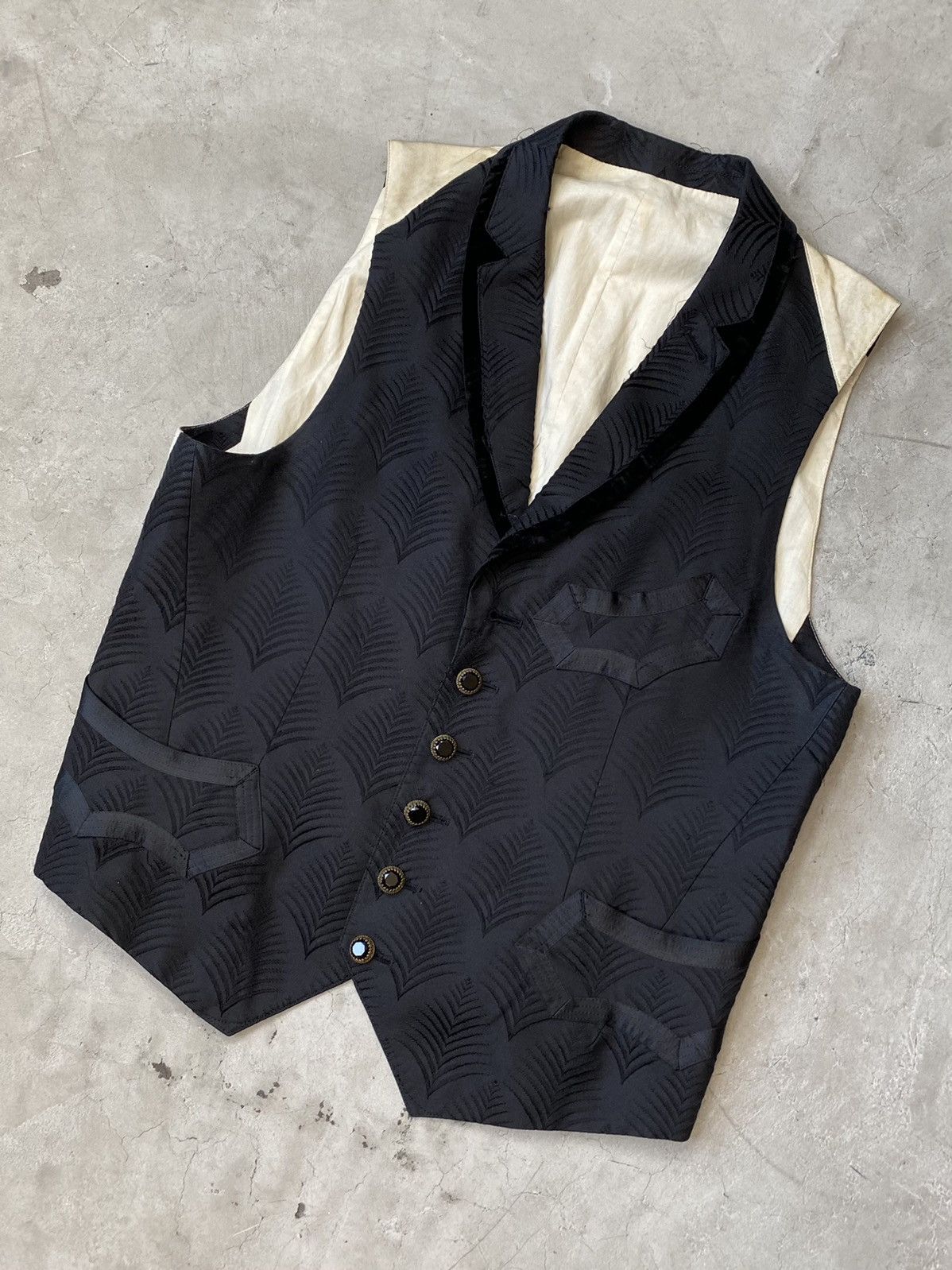 Number (N)ine SS/09 N(N) Silk Cashmere Tailored Vest Size US L / EU 52-54 / 3 - 3 Thumbnail