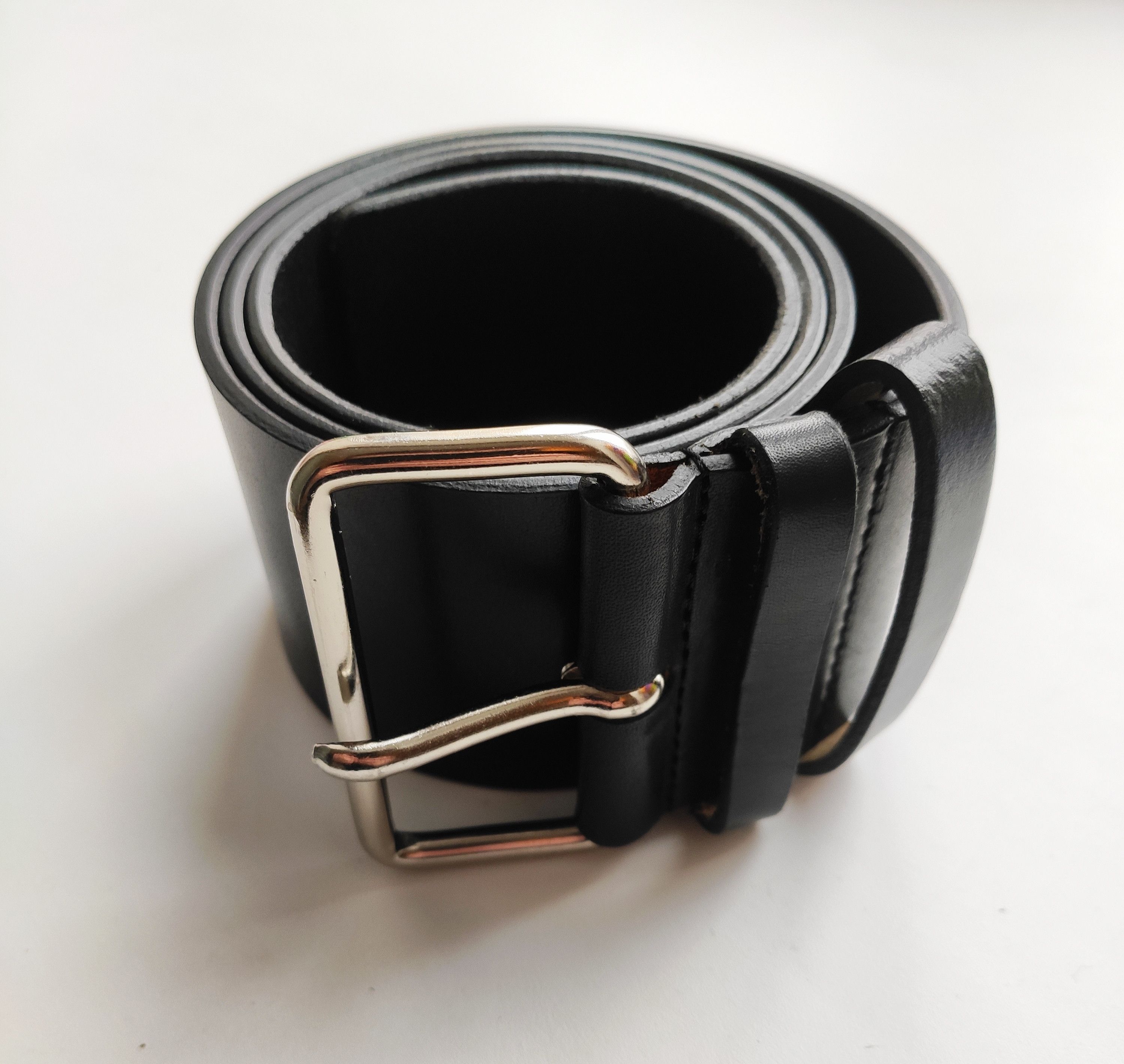 Yohji Yamamoto NEW! Wide leather belt.Like Rick Owens or GUIDI Size ONE SIZE - 3 Thumbnail