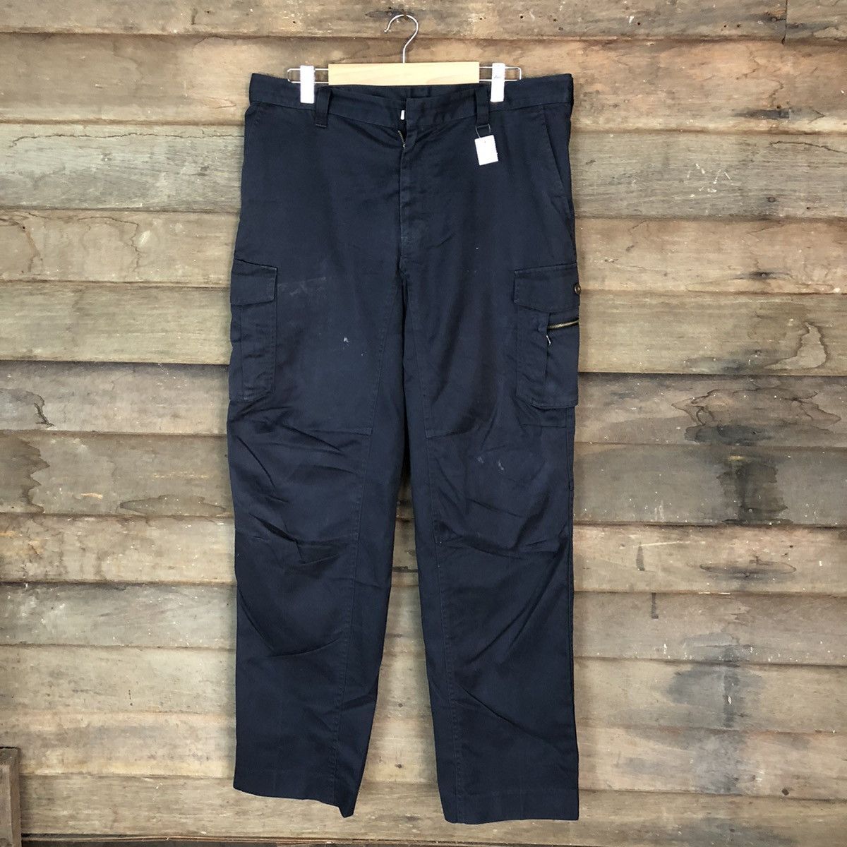 Japanese Brand Double X Achon Blue multipocket tactical Cargo pants #2369 Size US 34 / EU 50 - 1 Thumbnail