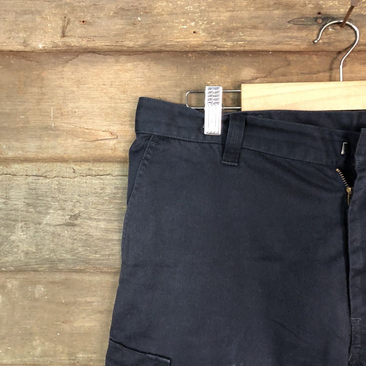 Japanese Brand Double X Achon Blue multipocket tactical Cargo pants #2369 Size US 34 / EU 50 - 4 Thumbnail