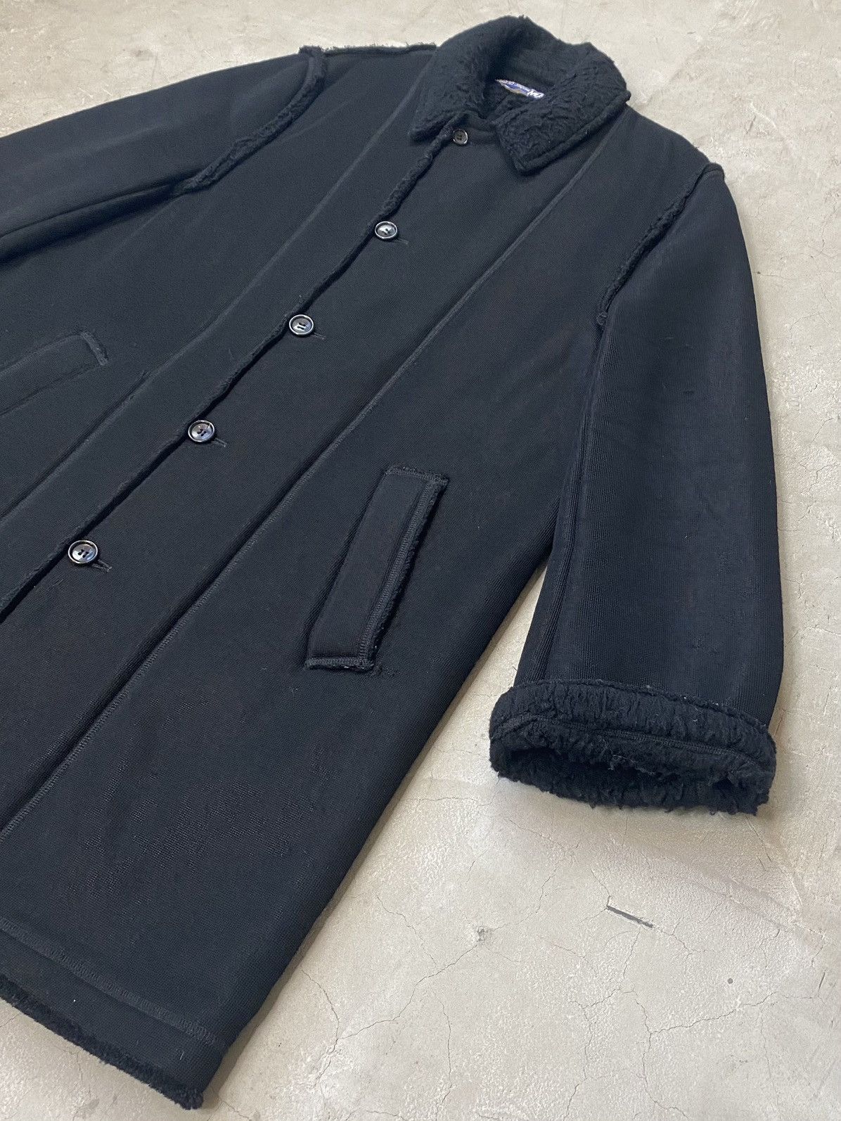 Junya Watanabe 2003 Junya Watanabe Wool Blend Sherpa Long Overcoat Size US L / EU 52-54 / 3 - 4 Thumbnail