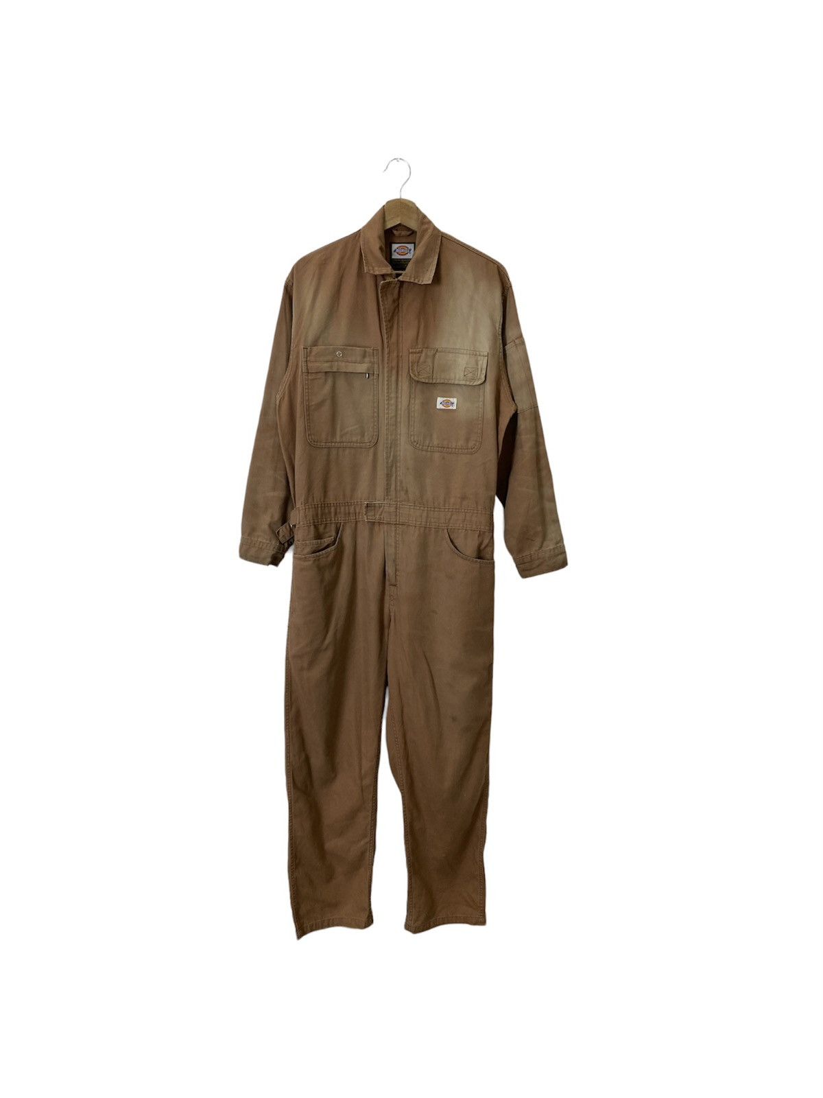 image of Dickies Workwear Coverall Brown Sizing M, Men's (Size 32)