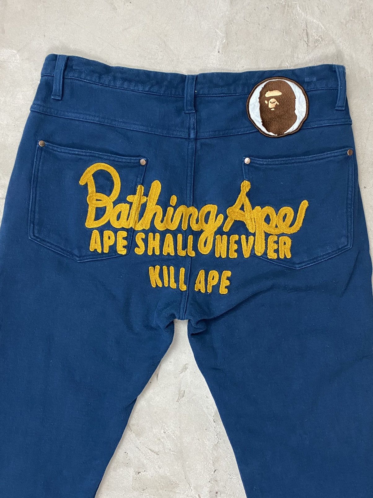 Bape Bape “Ape Shall Never Kill Ape” Sweatpants Size US 32 / EU 48 - 6 Thumbnail