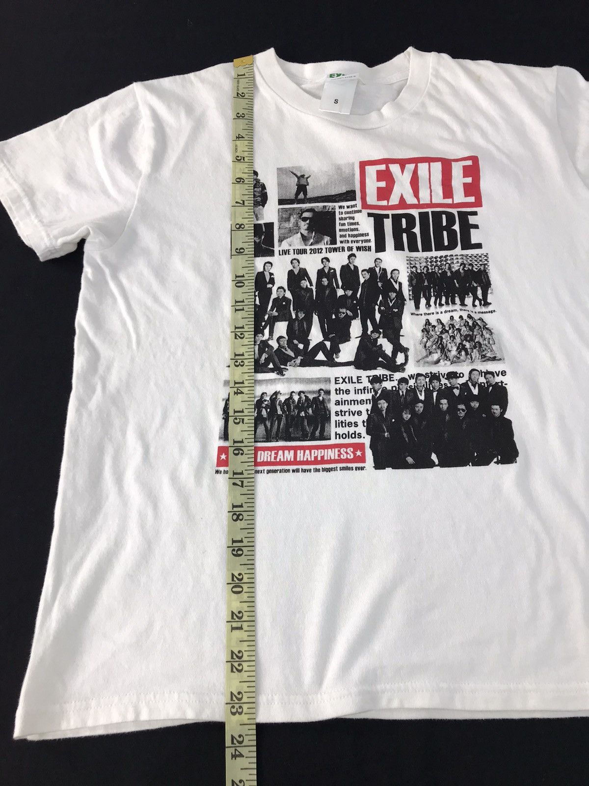 Japanese Brand × Vintage Exiles Tribe Live Tour Of Wish 2012 List Band Tee K2189j Size US S / EU 44-46 / 1 - 9 Thumbnail