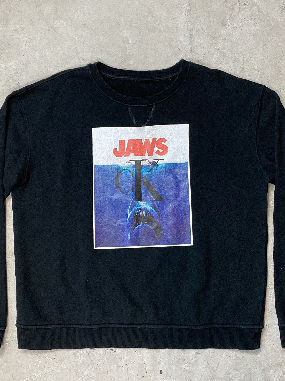 Calvin Klein 205W39NYC Calvin Klein (By Raf Final Collection) Sample JAWS Crewneck Size US M / EU 48-50 / 2 - 3 Thumbnail