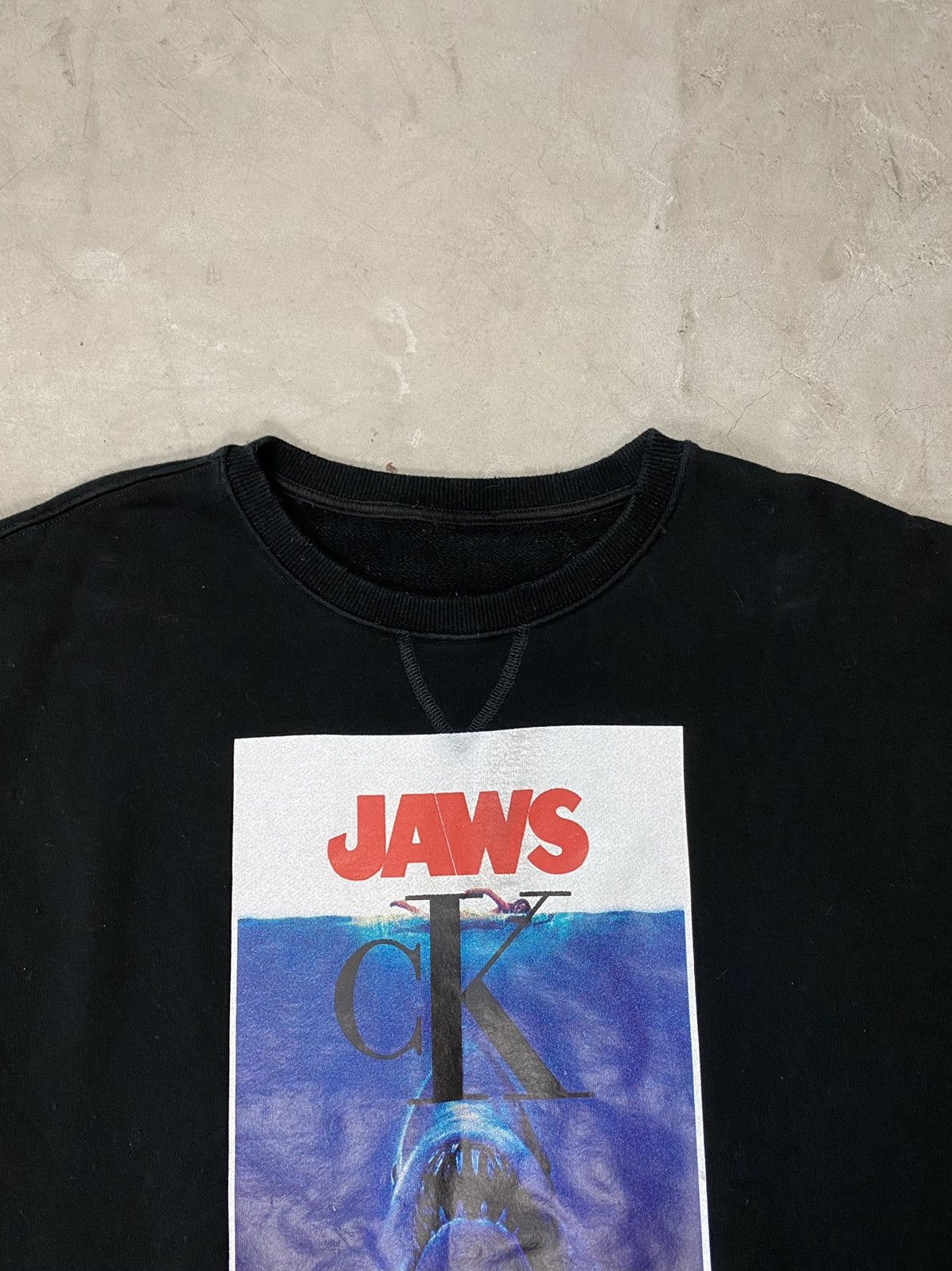 Calvin Klein 205W39NYC Calvin Klein (By Raf Final Collection) Sample JAWS Crewneck Size US M / EU 48-50 / 2 - 5 Thumbnail