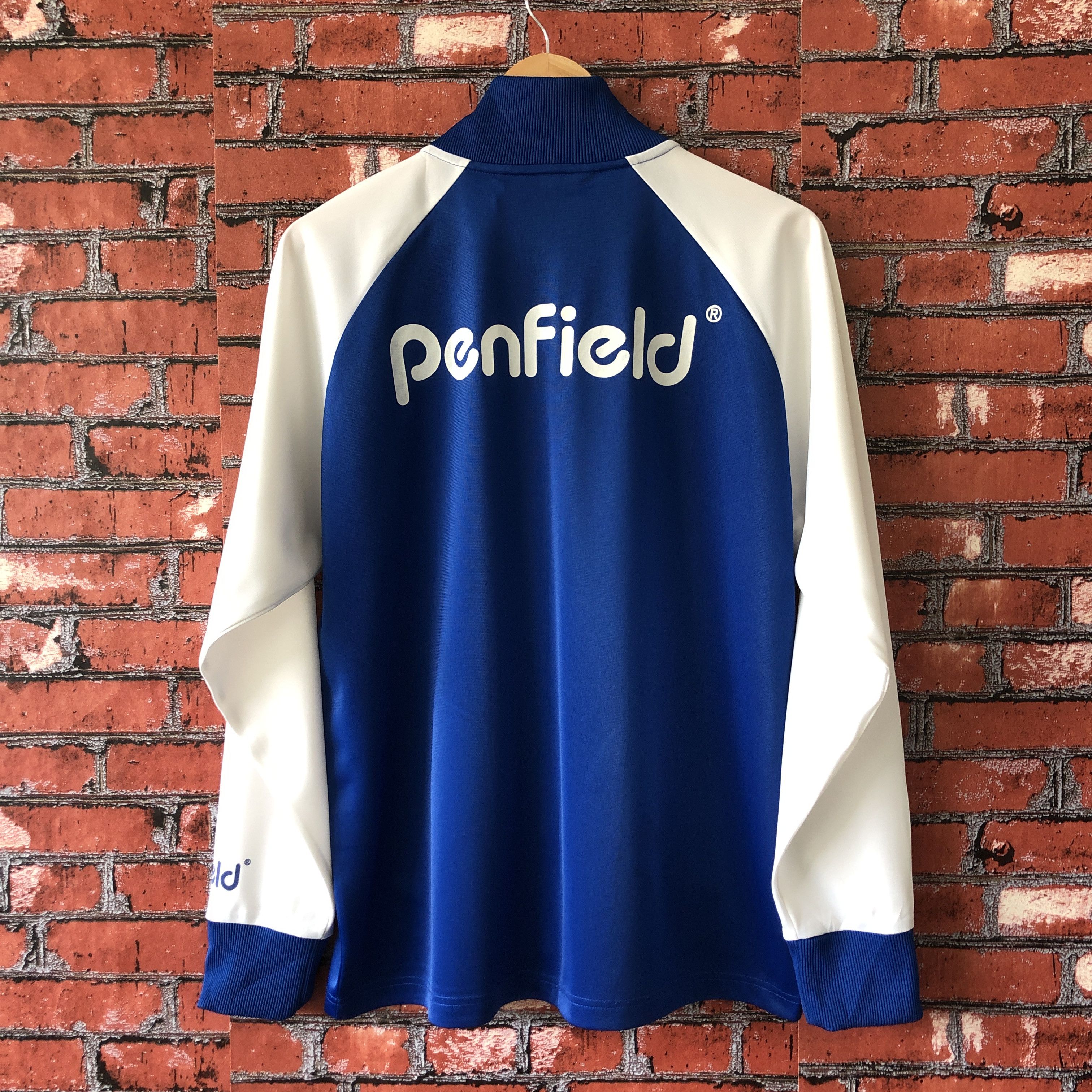 Penfield Penfield Spell Out Big Logo Blue Raglan Track Jacket Size US M / EU 48-50 / 2 - 11 Thumbnail