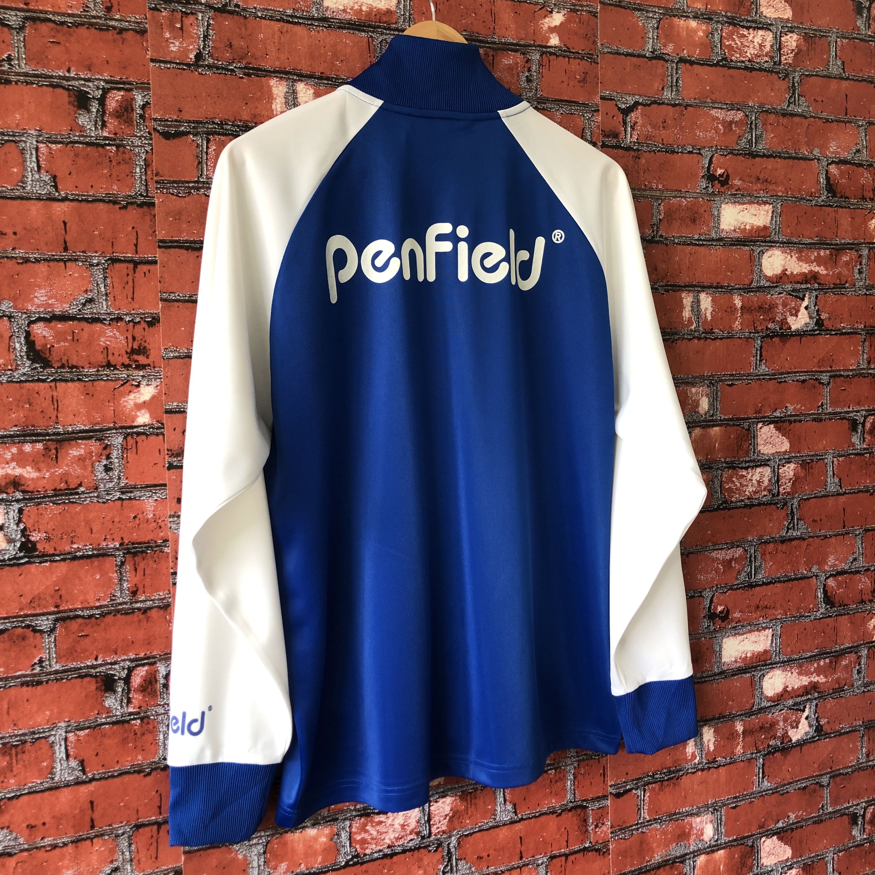 Penfield Penfield Spell Out Big Logo Blue Raglan Track Jacket Size US M / EU 48-50 / 2 - 10 Thumbnail