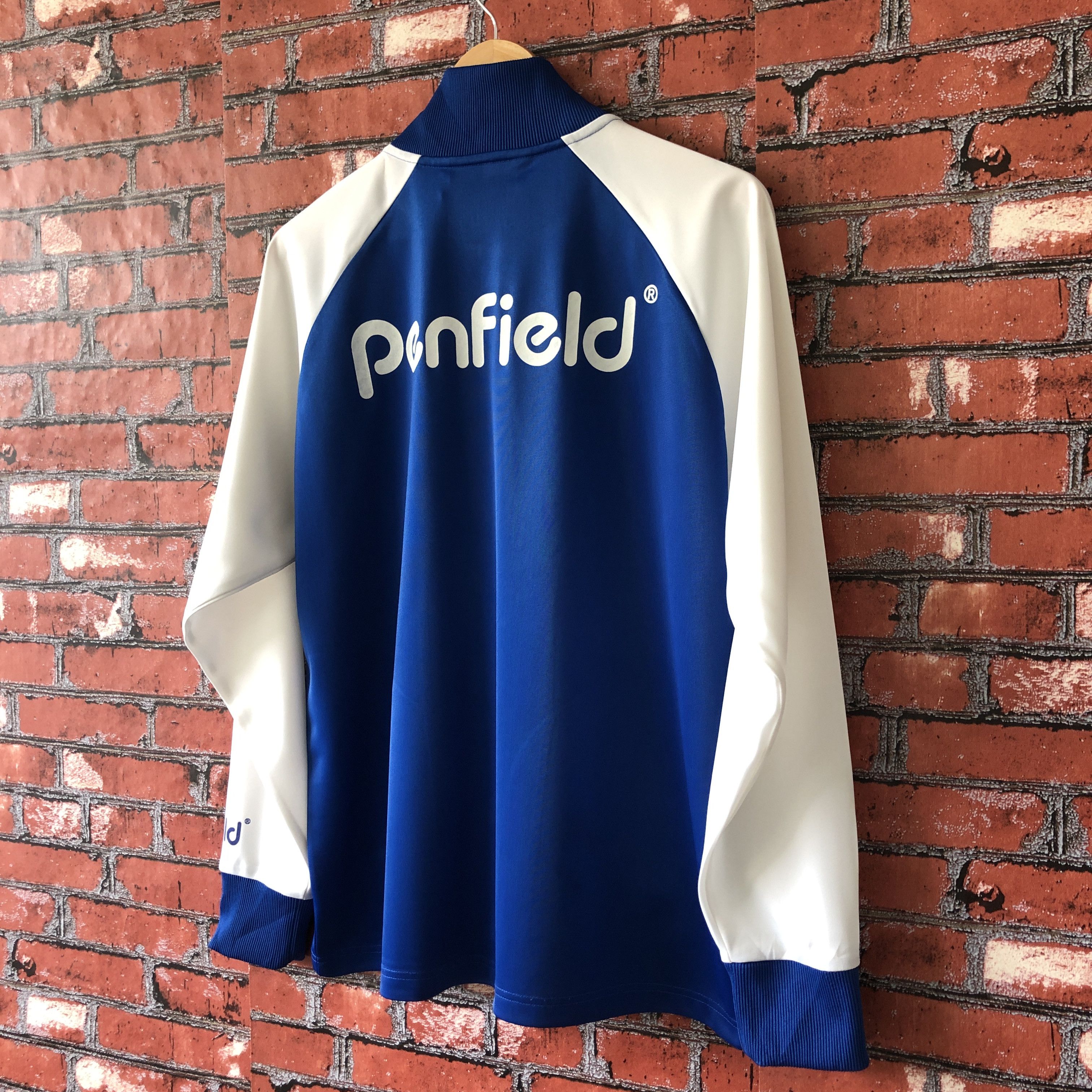 Penfield Penfield Spell Out Big Logo Blue Raglan Track Jacket Size US M / EU 48-50 / 2 - 9 Thumbnail
