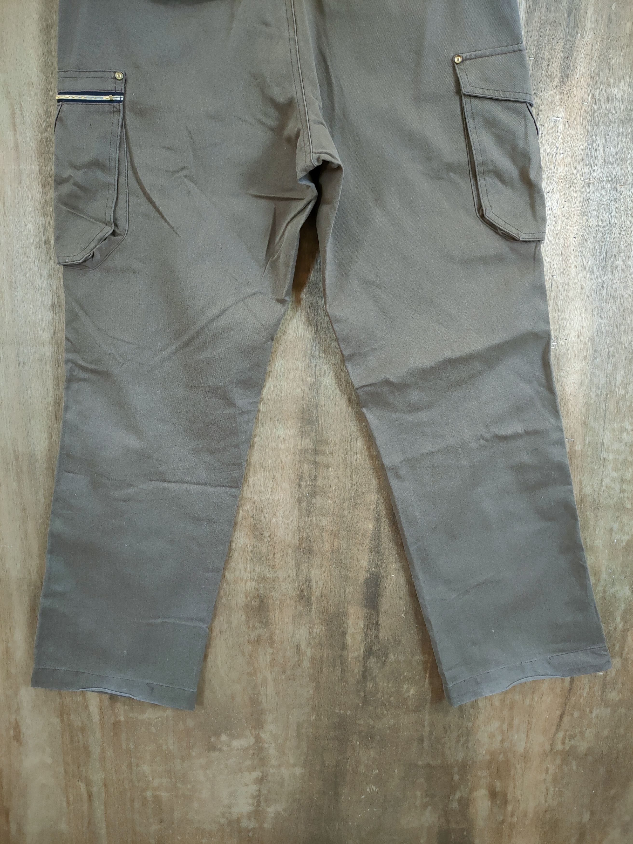 Japanese Brand DLL Jawin brown multi pocket tactical cargo pants #1126 Size US 31 - 7 Thumbnail