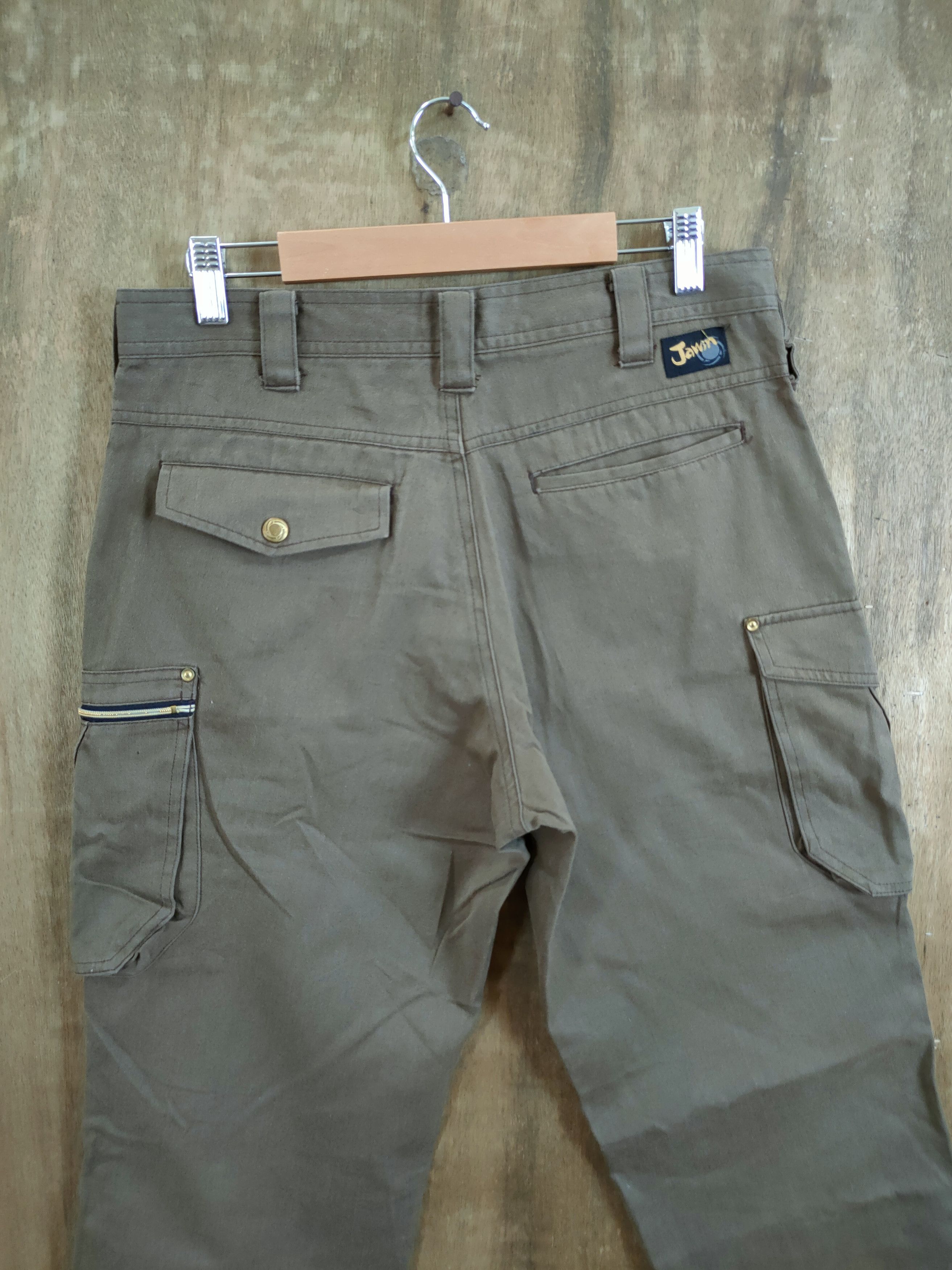 Japanese Brand DLL Jawin brown multi pocket tactical cargo pants #1126 Size US 31 - 8 Thumbnail
