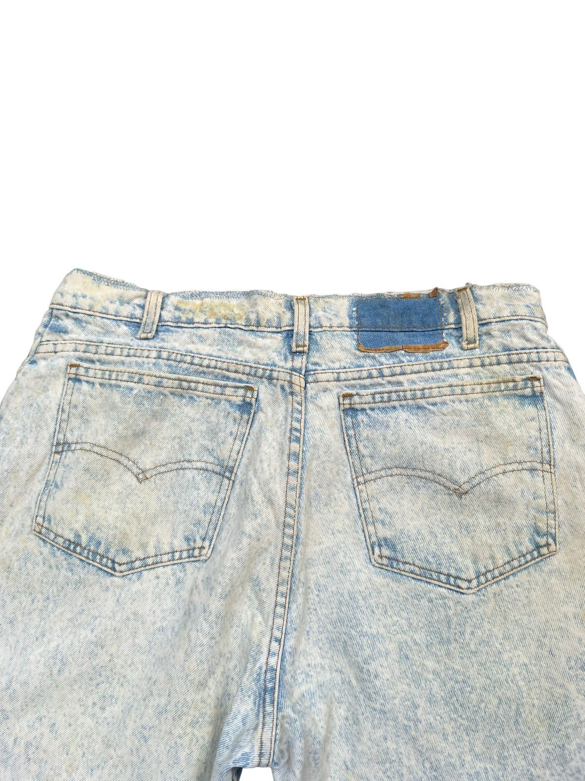 Levi's Vintage 1999 Levis 550 e Acid Wash Faded Denim Size US 35 - 11 Thumbnail