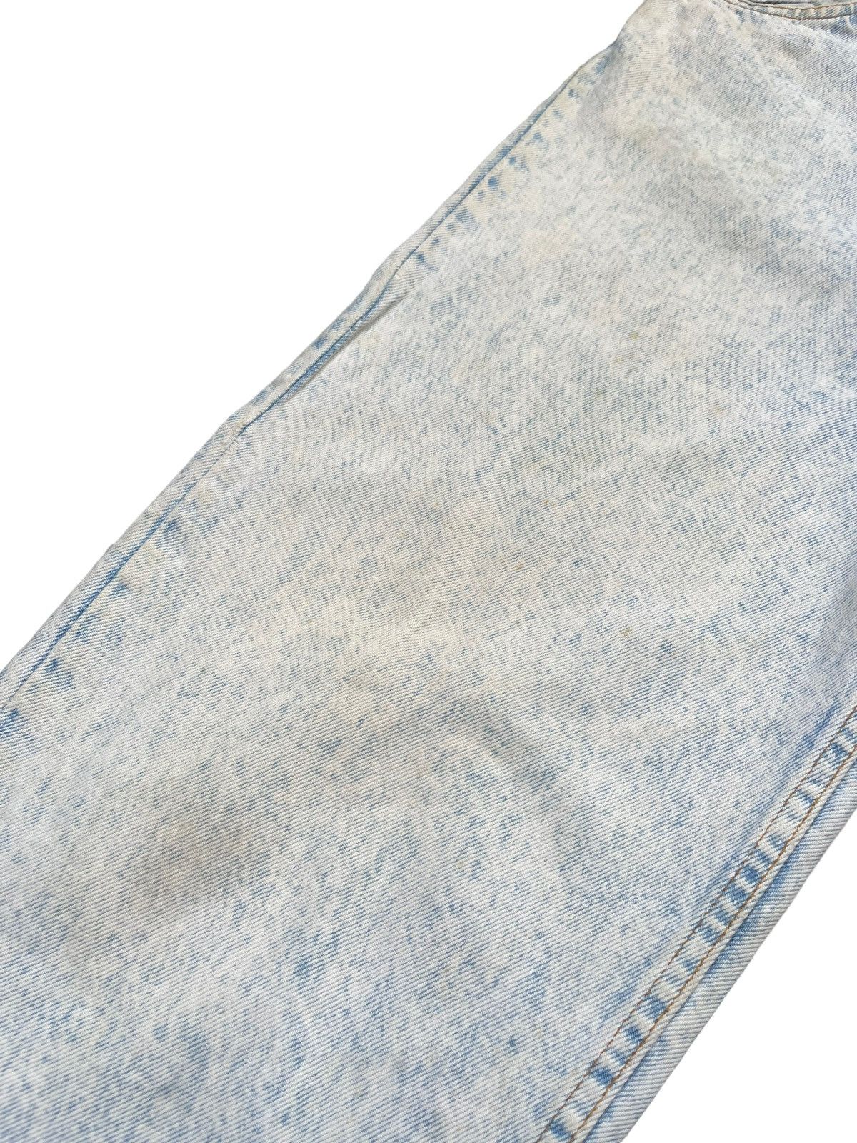 Levi's Vintage 1999 Levis 550 e Acid Wash Faded Denim Size US 35 - 4 Thumbnail