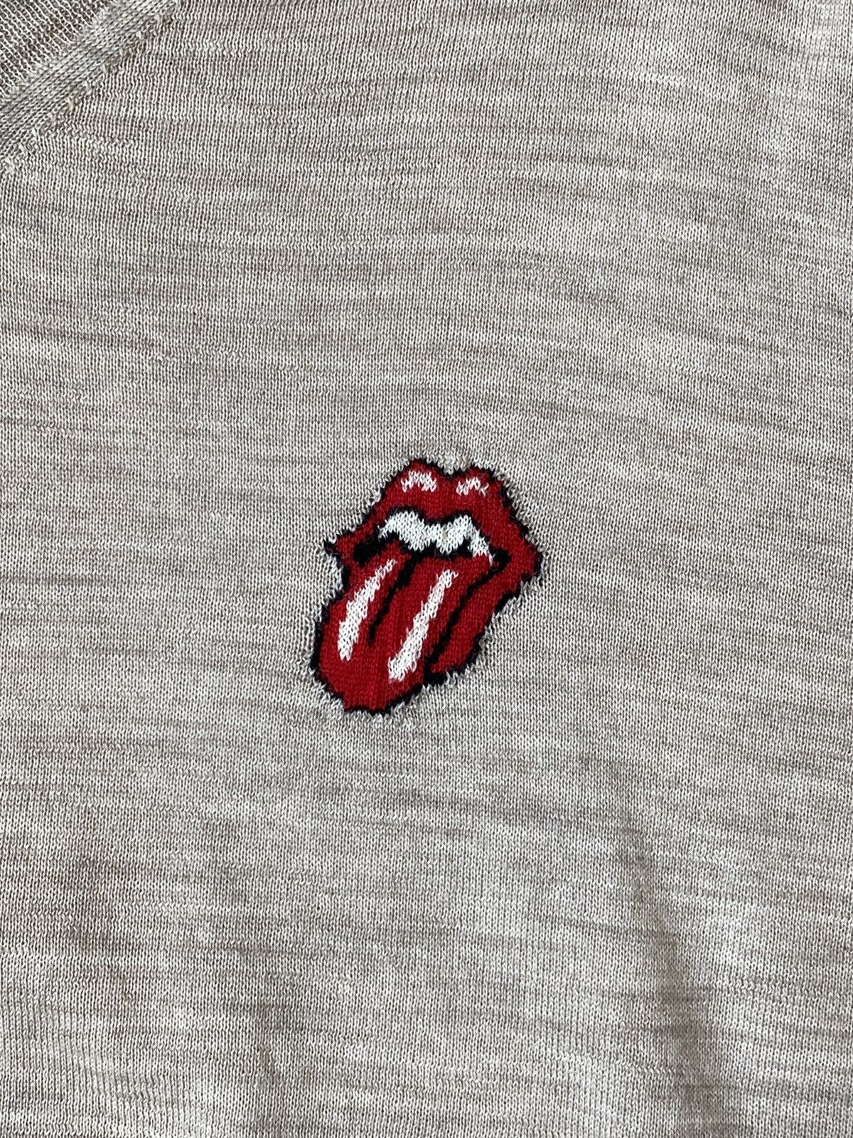 Comme des Garcons Homme Plus 2005 CdGHP Rolling Stones Knit Sweater Size US S / EU 44-46 / 1 - 3 Thumbnail