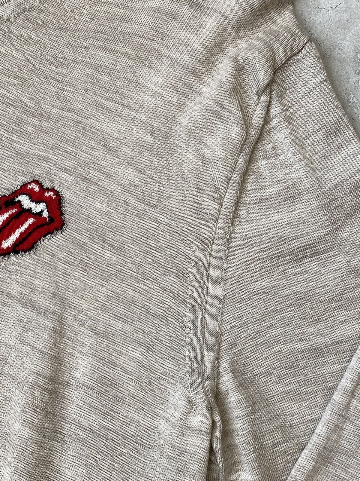 Comme des Garcons Homme Plus 2005 CdGHP Rolling Stones Knit Sweater Size US S / EU 44-46 / 1 - 6 Thumbnail