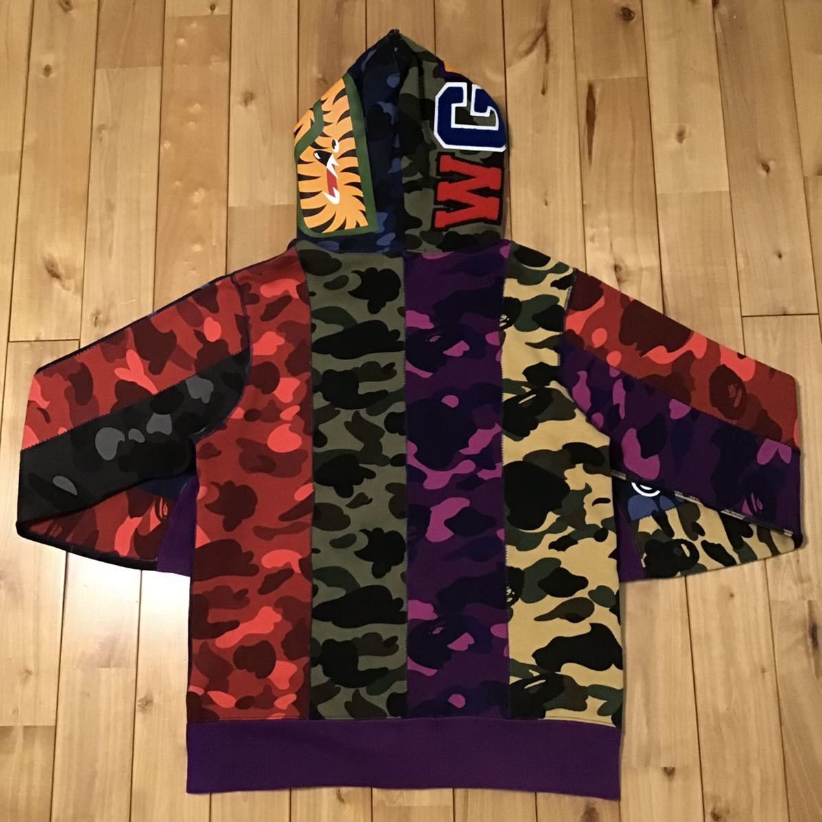 Bape BAPE mix camo Shark full zip hoodie Size US M / EU 48-50 / 2 - 5 Thumbnail