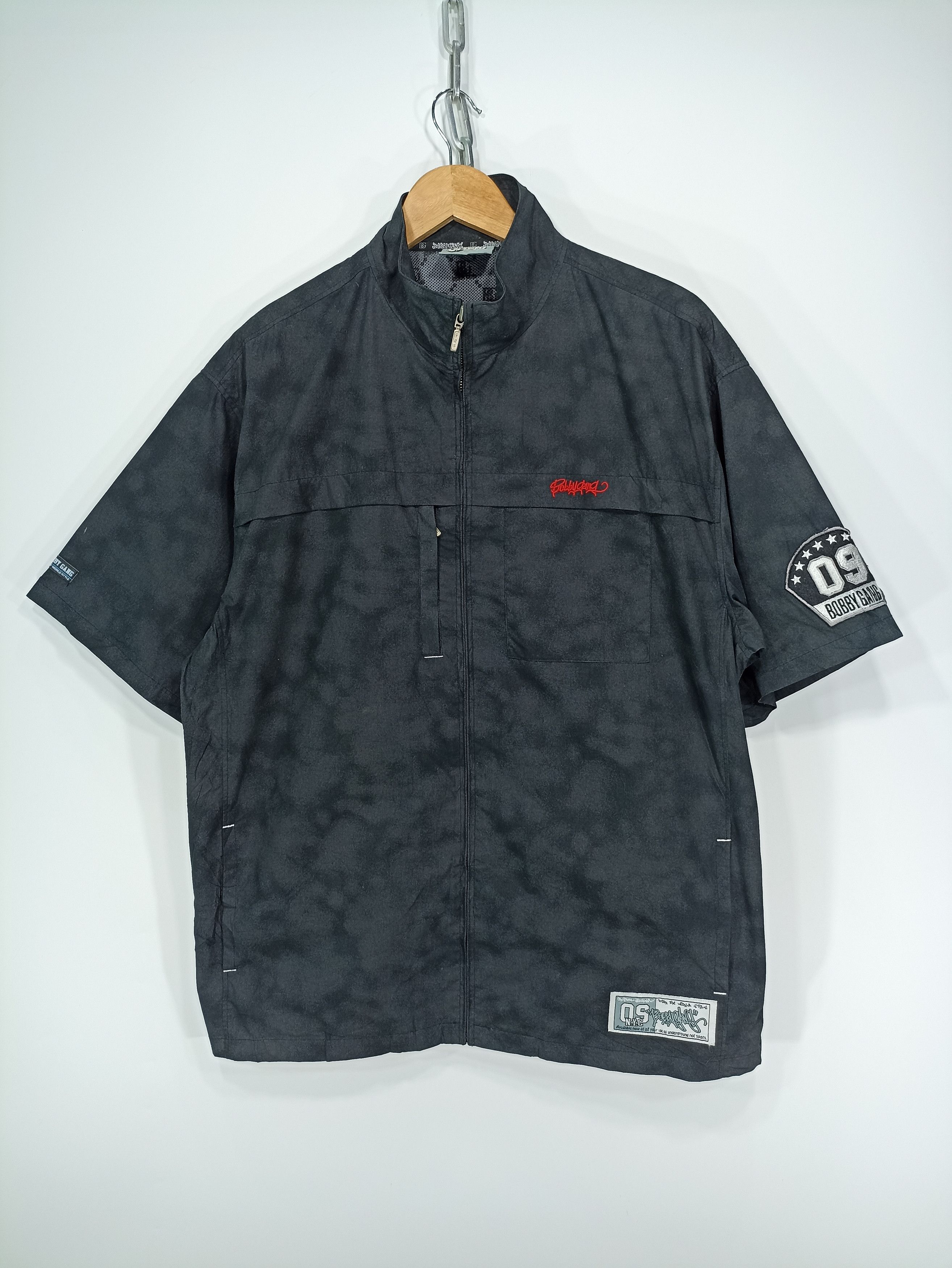 Japanese Brand × Vintage Vintage Bobby Gang Short Sleeve Zipper Jacket Size US M / EU 48-50 / 2 - 1 Thumbnail