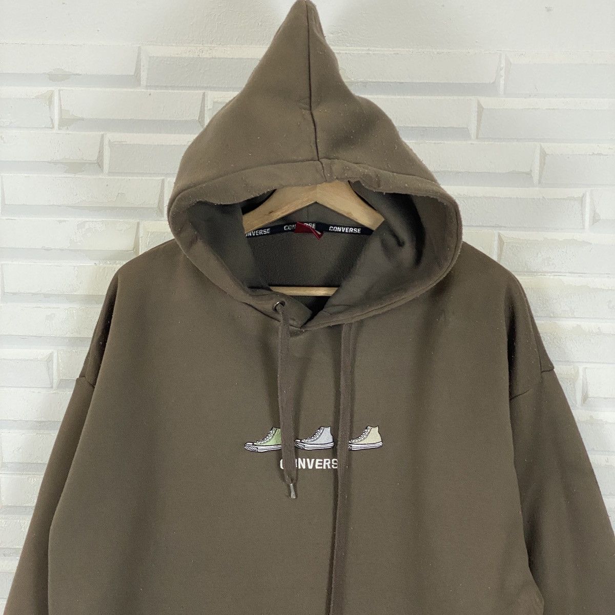 Converse 🔥LAST PRICE🔥 Converse Embroidered Sneakers Hoodie Size US L / EU 52-54 / 3 - 4 Thumbnail