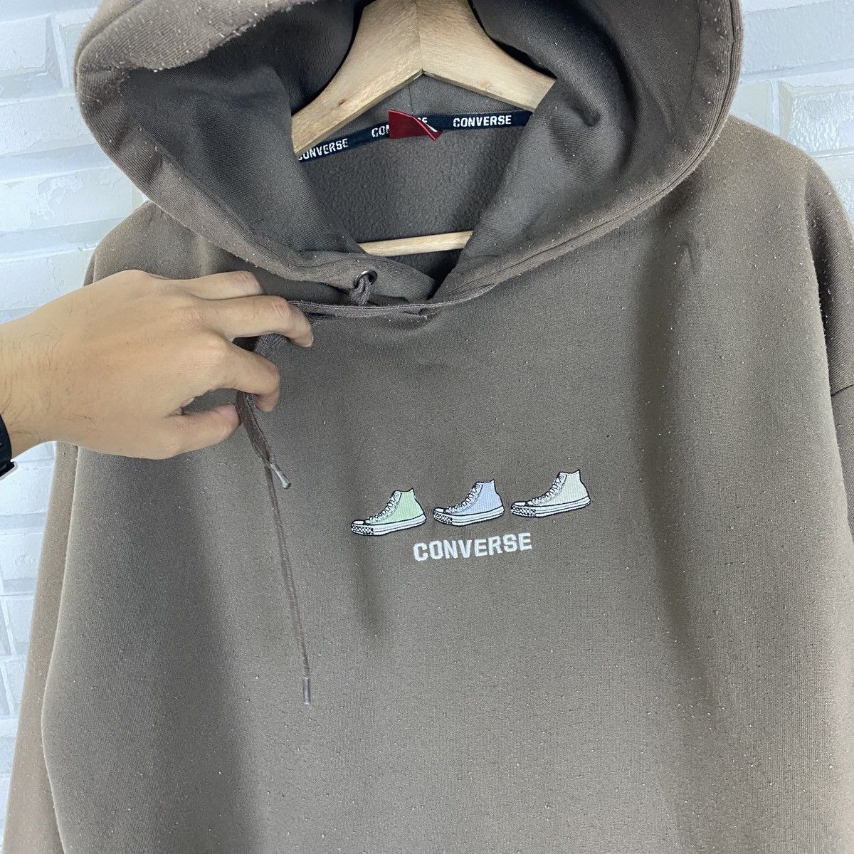 Converse 🔥LAST PRICE🔥 Converse Embroidered Sneakers Hoodie Size US L / EU 52-54 / 3 - 9 Thumbnail