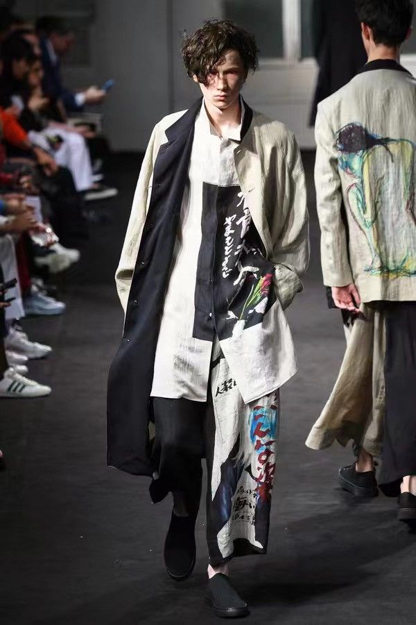 Yohji Yamamoto yohji yamakoto 2019ss linen shirt Size US M / EU 48-50 / 2 - 1 Thumbnail