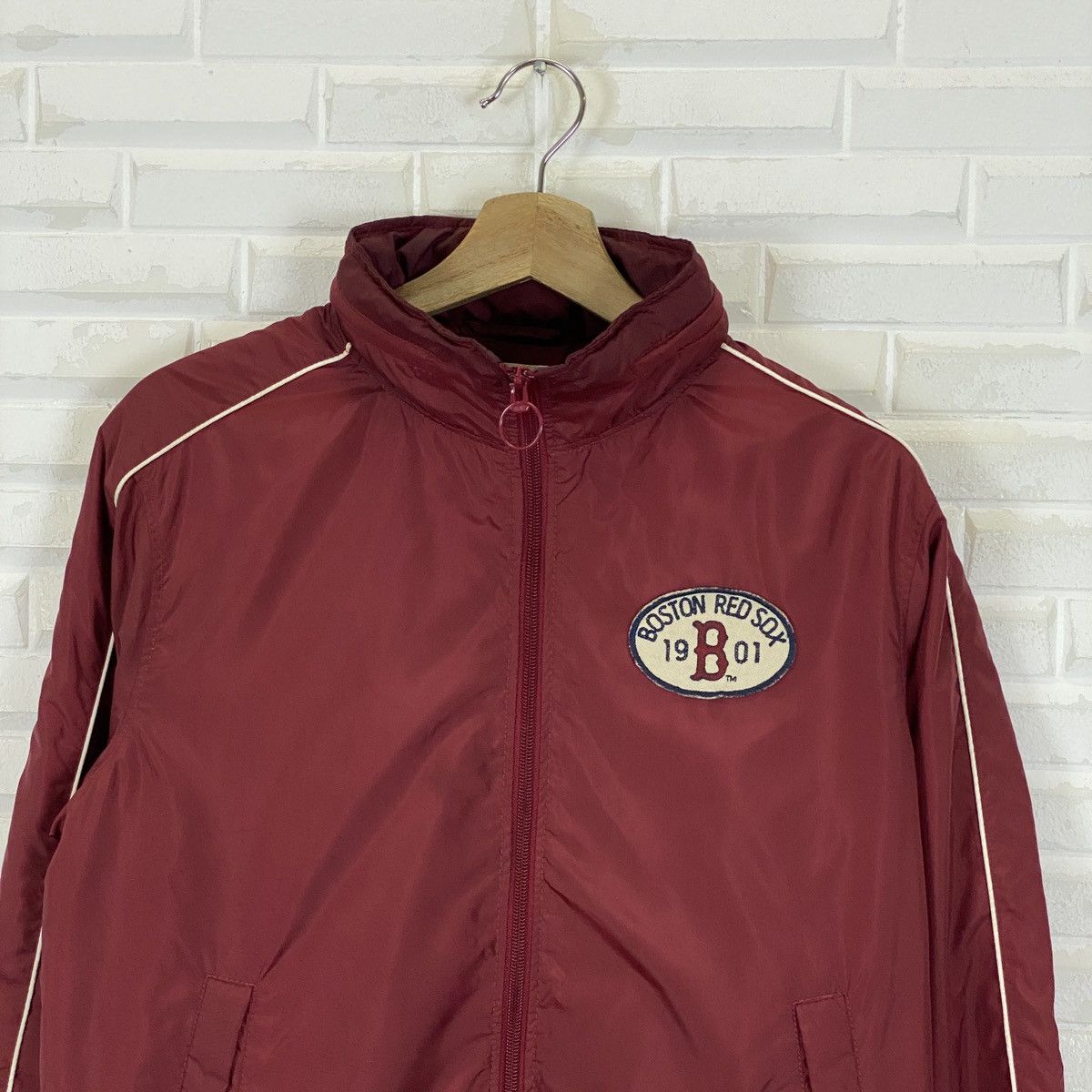 MLB × Uniqlo Boston Red Sox MLB Hooded Zipper Jacket Size US M / EU 48-50 / 2 - 6 Thumbnail