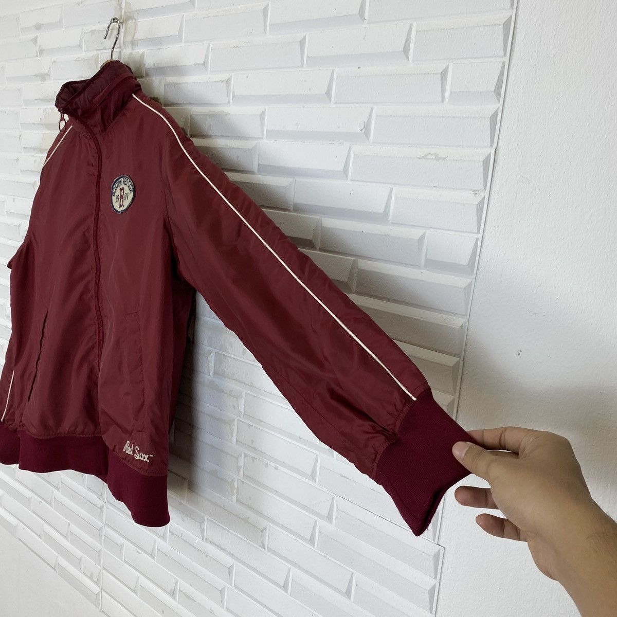 MLB × Uniqlo Boston Red Sox MLB Hooded Zipper Jacket Size US M / EU 48-50 / 2 - 10 Thumbnail