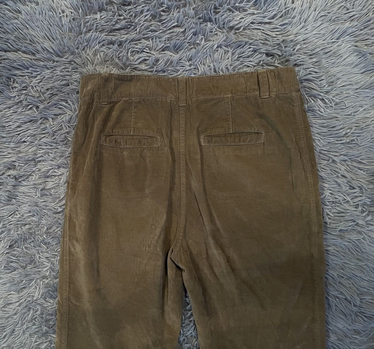 Brunello Cucinelli × Vintage Brunello Cucinelli vintage 00s velour olive pants Size 28" / US 6 / IT 42 - 5 Thumbnail