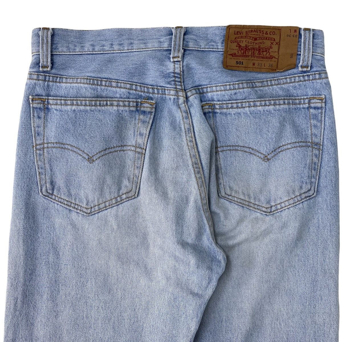 Levi's 🔥LAST PRICE🔥 Levi’s 501 Straight Cut Vintage Jeans Size US 33 - 11 Thumbnail