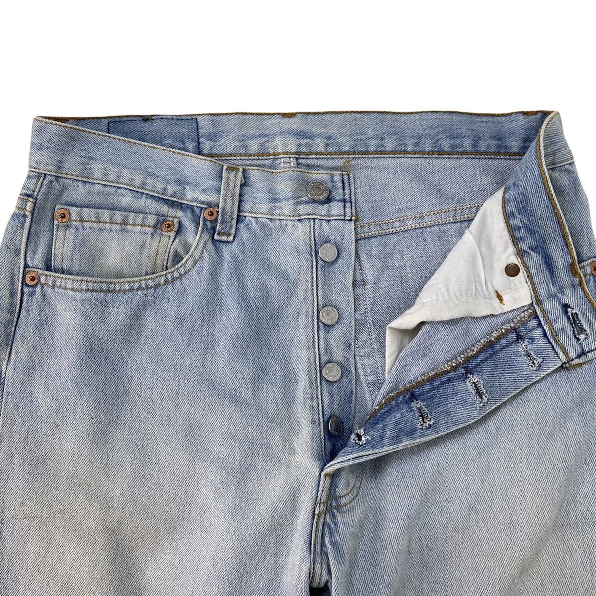Levi's 🔥LAST PRICE🔥 Levi’s 501 Straight Cut Vintage Jeans Size US 33 - 9 Thumbnail