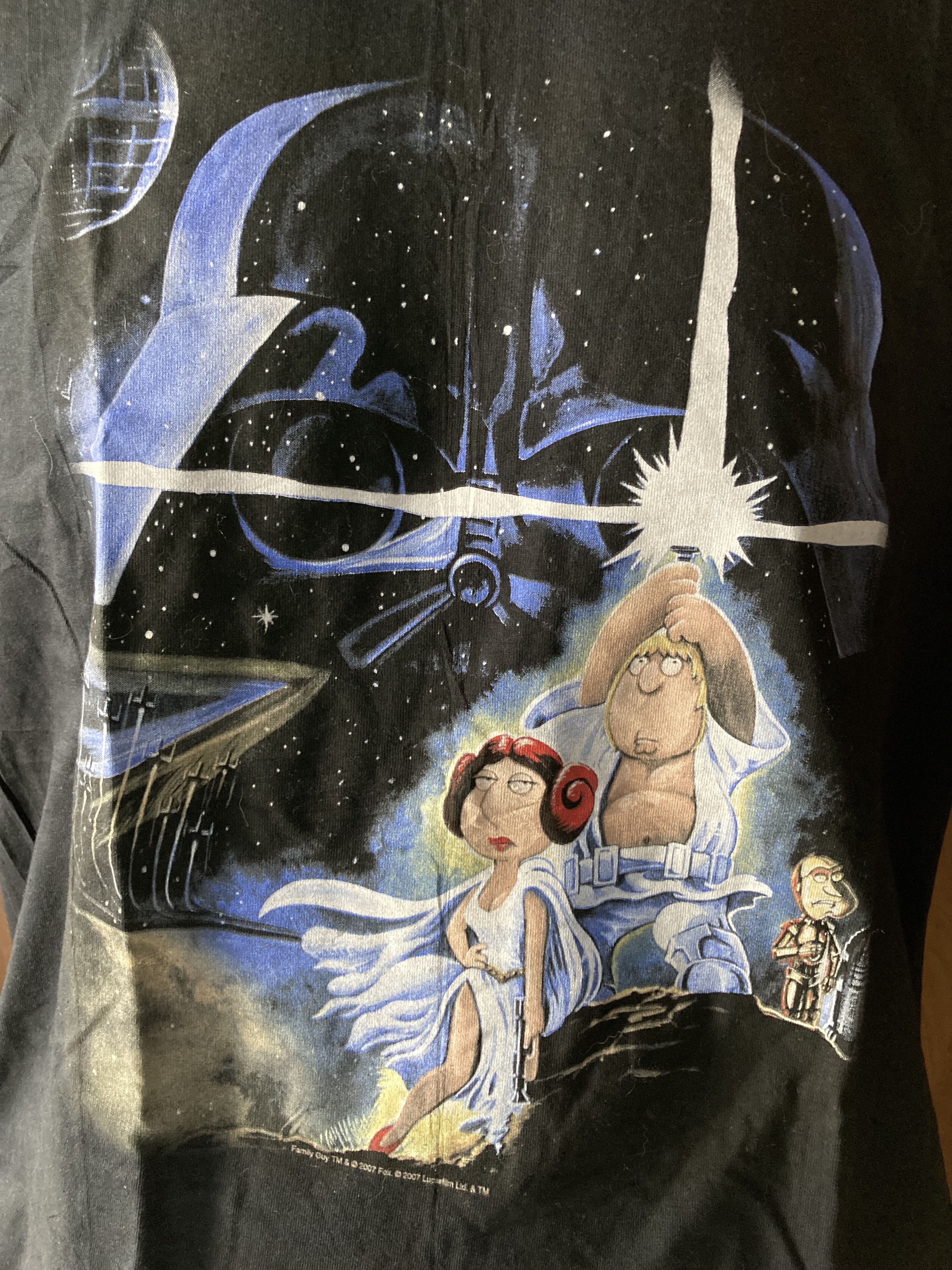 Vintage Family Gay 2007 Fox & Star Wars Lucas Film Ltd Vintage Size US L / EU 52-54 / 3 - 4 Thumbnail