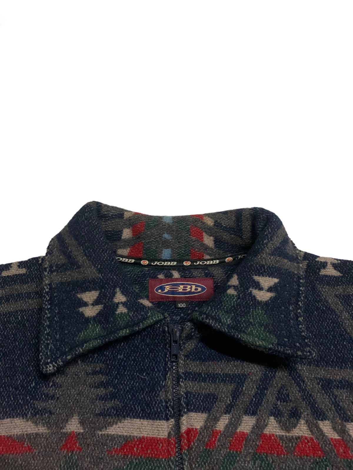 Vintage Brand JoBb Nice Pattern Wool Jacket Size US XL / EU 56 / 4 - 6 Thumbnail