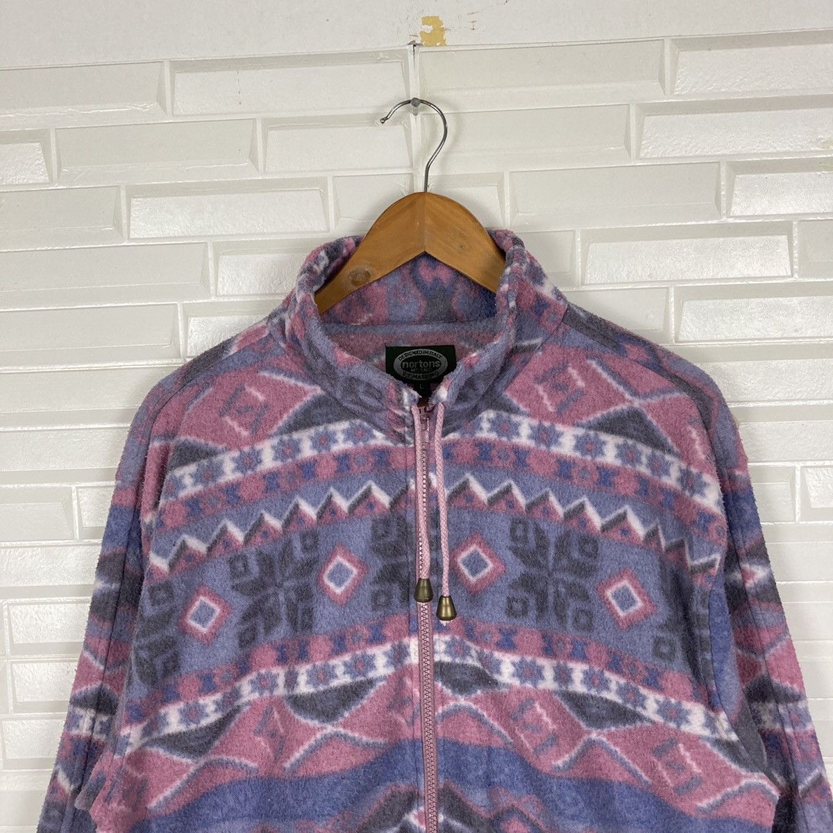 Massimo Osti Norton Milano BY Massimo Navajo Fleece Jacket Size US L / EU 52-54 / 3 - 4 Thumbnail