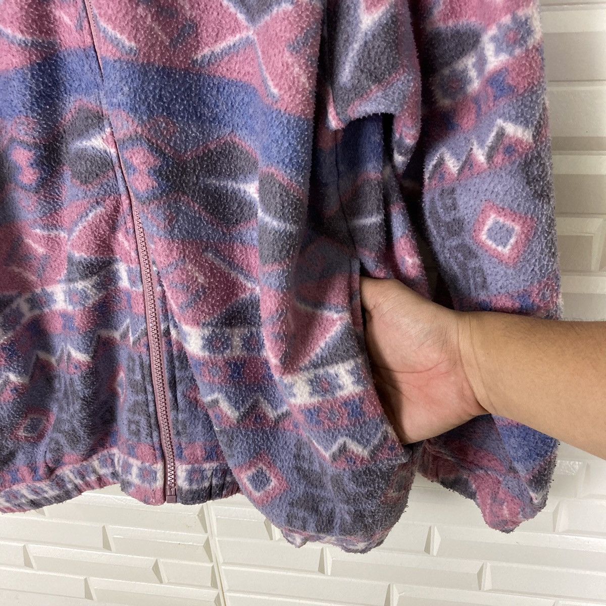 Massimo Osti Norton Milano BY Massimo Navajo Fleece Jacket Size US L / EU 52-54 / 3 - 10 Thumbnail