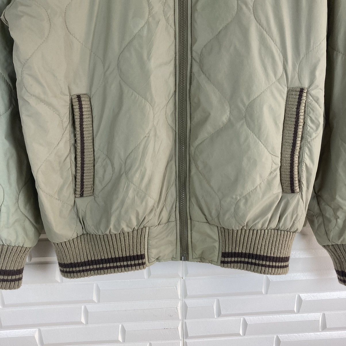 Woolrich Woolen Mills Woolrich Quilted Bomber Jacket Size US L / EU 52-54 / 3 - 6 Thumbnail