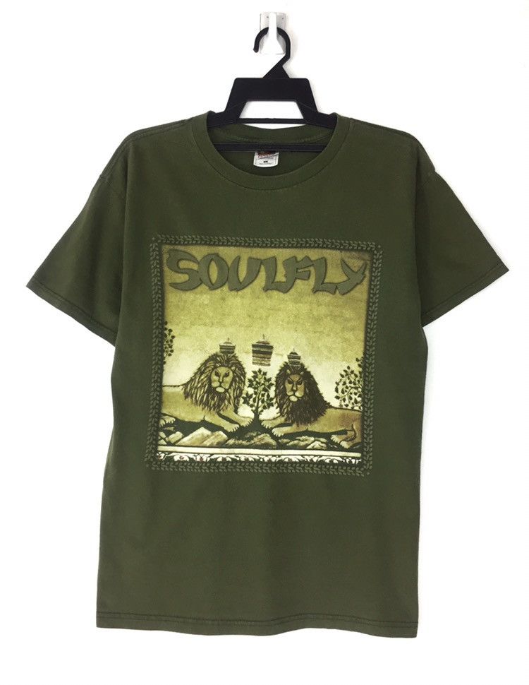 Band Tees × Vintage Soulfly Band Size US M / EU 48-50 / 2 - 1 Thumbnail