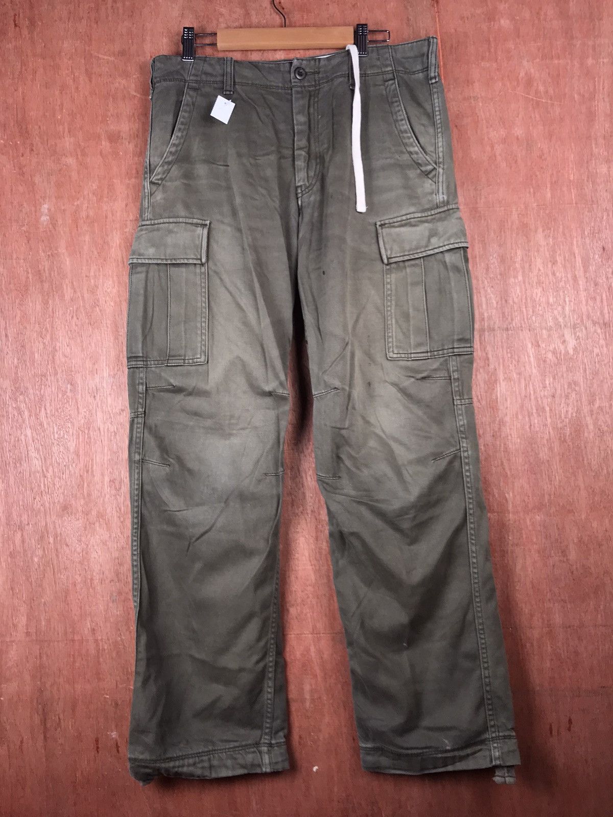 Japanese Brand Uniqlo japan streetwear faded Multipocket Cargo Pant #2288 Size US 30 / EU 46 - 1 Thumbnail