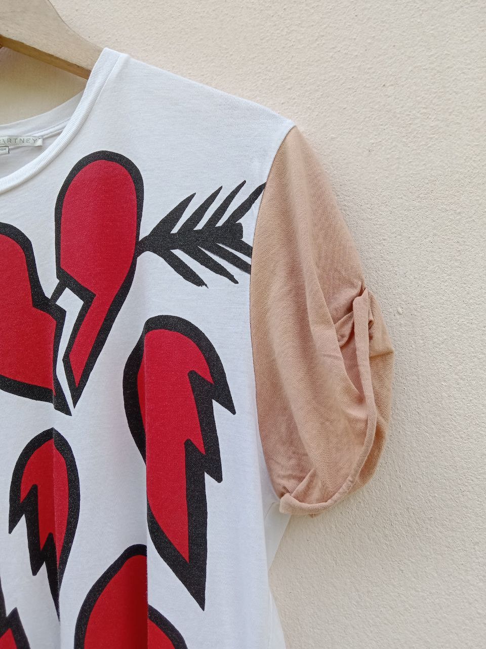 Stella McCartney Rare!! Stella McCartney Heart Prints Turned-up Cuffs Size US M / EU 48-50 / 2 - 5 Thumbnail
